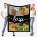 Custom Pet Photo Blanket | Personalized Gift for Pet Owners | Dog & Cat Memorial Blanket | 50x60 Inches - Buy Online on GoSupps.com