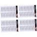 FOMIYES 12 Pcs Eyebrow Stickers Waterproof Stickers Makeup Brow Sticker Artificial Eyebrow Make up 4d Mold - Buy Online on GoSupps.com