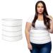 Lynnuo Abdominal Binder for Women  12-Inch Wide Stomach Binder After Surgery  Hysterectomy Belly Band  Abdominal Compression Garment Wrap  Belly Binder for Plus-Size Postpartum Women (45  - 60 ) 45-60 Inches
