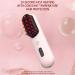 Portable Cordless Hair Straightener Brush - Mini Plasma Styling Comb for Women | LED Display 9 Temp Settings USB Rechargeable - Pink - Buy Online on GoSupps.com