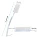 Mczxon Bath Body Back Shower Brush | Curved Long Handle for Exfoliating Skin | Improve Blood Circulation | Back Scrubber for Wet or Dry Brushing | Transparent Handle | Men & Women - Buy Online on GoSupps.com