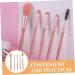 FRCOLOR 15 Pcs Triangular Foundation Brush Set - Pink Makeup Brushes for Face & Eyebrows - Portable Blending Brush Suite - Perfect for Flawless Makeup Application - Buy Online on GoSupps.com