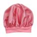 Sleeping Hair Towel Satin Hair Towel for Sleeping Hair Poping Towel Satin Hair Towel for Women Anti-Frizz Satin Towel Protective Hair Turban Wrap for Most Hair Types pink