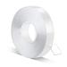 CLAVICHORD Double Sided Tape Heavy Duty  1/2inch 10ft Clear Mounting Tape Sticky Removable Two Sided Tape No Residue Strong Adhesive Acrylic Tape for Carpets/Poster/Craft/Wall/Picture 0.5  Transparent