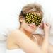 Delicious Cheese Print Sleep Mask for Women | Adjustable Eye Shades & Elastic Strap - Perfect for Comfortable Sleep - Buy Online on GoSupps.com