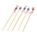 Qtqgoitem Bamboo Doll Head Design Earwax Remover Ear Cleaning Tool Earpick 5Pcs (Model: e64 2eb d11 784 8a7)