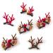 Christmas New Antler Plush Hairpins Christmas Reindeer Antlers Hair Clips Christmas Hair Accessories Cute Reindeer Antlers Hair Clips Hairpins with Deer Horn Ears Christmas Hairpin (A) - Buy Online on GoSupps.com