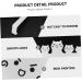 Cabilock Hook up Purse Hanger Purse Hooks Towel Hanger Animal Hook Rack Punch- Hook Coat Hook Ordinary 30X15.5CM White - Buy Online on GoSupps.com