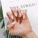 LIARTY 24pcs Milky White Gradient Artificial Nails - 12 Sizes Ellipse Fake Nail Tips for Perfect Manicure - Buy Online on GoSupps.com