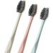SUICRA Charcoal Bristle Toothbrush - Thin Cone Tip Adult Teeth Cleaning Brush for Optimal Oral Care - Buy Online on GoSupps.com