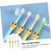 Fomiyes 4-Pack Cartoon Baby Toothbrushes | Travel-Friendly & Beautiful Children's Toothbrushes - Buy Online on GoSupps.com