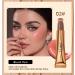 Go Ho Liquid Blush Makeup Cream Blush Beauty Wand | Peach Pink Blush | Natural Finish, Blendable Formula | Cushion Applicator | Contouring & Concealing | Super Silky Cream Blush Stick - Buy Online on GoSupps.com