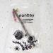 Handmade Honbay Hens Swing Chicken Toy for Large Bird Parrot Macaw - Wooden Bird Toy - Buy Online on GoSupps.com