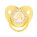 SUNGOOYUE Golden Baby Pacifier - 26 Letters Silicone Bling Pacifier with Clips for 6-18 Months - Perfect International Shipping - Buy Online on GoSupps.com