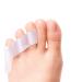4 x Silicone Toe Separator Little Toe Toe Correction Bunion Protection Hallux Valgus