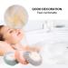 Shop 3 Pcs Two-Ball Loofah Sponge Set - Premium Bath Scrubber & Mesh Bath Ball for Spa-like Shower Experience | International Shipping Available - Buy Online on GoSupps.com
