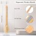 FREATECH 44cm Long Wooden Back Scrubber - Double-sided Exfoliating Body Brush for Dead Skin & Acne Removal - Gray - Buy Online on GoSupps.com
