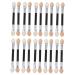 VINTORKY 30pcs Eye Shadow Stick Sponge Lipstick Brushes Eye Mascara Double Ended Makeup Brush Emulsion