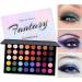 Colorful Eyeshadow Palette - 40 Shades Matte Shimmer Metallic Eye Shadow - Professional Highly Pigmented Makeup Contour - Warm Natural Bronze Smoky Cosmetic - Buy Online on GoSupps.com
