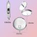 WSNANG Greek Sorority Elephant Compact Travel Makeup Mirror - Sisterhood Gift - Buy Online on GoSupps.com