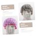 Hemoton 2pcs Satin Turban & Plastic Shower Cap Set for Women | Bath Hat & Hair Protector - PEVA Lined - Buy Online on GoSupps.com
