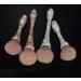 BlingChic Kabuki Face Brush - Synthetic Haired Round Powder Makeup Brush with Gold Bling Stones - Buy Online on GoSupps.com