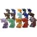 TRUSTTWO 5PCS/Set Surf Dolphin Statue Natural Stone Ornament Healing Crystal Reiki Animal Figurine Hand Carved Gemstone Home Decoration The Ocean Jasper - Buy Online on GoSupps.com