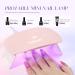 Poly Gel Nail Kit - 3 Pure & 1 Cat Eye Gel Polish + Mini UV Lamp - DIY Nail Extension Starter Set with Glitter Base Coat & Top Coat - Buy Online on GoSupps.com