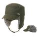 Jeff & Aimy Unisex Winter Elmer Fudd Earflap Trapper Hunting Ski Hat Baseball Cap 54-62CM 99707#olivegreen X-Large