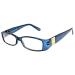 Foster Grant Coloread Blue Posh Women's Reading Glasses with Case +2.00