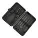 ZSLBMD Stainless Steel Nail Clippers Set Nail Clippers Nail Clippers 8 Pieces Set Grooming Hygiene Care Tools 12.3*1.8*8cm Svart