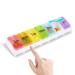 Weekly Pill Organizer and Planner Pill Case Box Design and Large Compartment Vitamins Cod Liver Oil Supplements and Medication