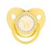 Buy SUNGOOYUE Golden Baby Pacifier 26 Letters Curved Silicone Bling for 6-18 Months with Clips | International Shipping Available - Buy Online on GoSupps.com