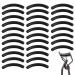Juhonnz eyelash pliers replacement pads eyelashcare Pad 30 Pack rubber eyelash eyelash replacement clip pads replacement silicone refill for women women black