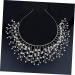 VINTORKY 1pc Pearl Headband Bling Head Bopper Victorian Pearl Accessories for Women Pearl Bopper Headband Rhinestone Barrettes for Women Bridal Tiara Birthday Decorate Bride Wedding Alloy - Buy Online on GoSupps.com