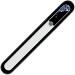 Large Crystal Nail File with Swarovski Elements Hand Made Czech Tempered Glass Lifetime Guaranty in Suede Sleeve (Blue) - Buy Online on GoSupps.com