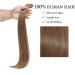 SEGO TAPE Hair Extensions Glue - 20 Remy Real Hair Tressen - Light Brown #6 (16/45cm) - Includes 10 Free Tapes - Premium Quality - Buy Online on GoSupps.com