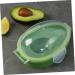 Mikinona 2pcs Avocado Crisper Pickle Fruit Storage Containers for Lids Home Supply Refrigerator Container Box - Buy Online on GoSupps.com
