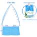 GREUS Mastectomy Drain Holder | Adjustable Post-Surgery Drainage Pouch & Shower Bag | Ideal Recovery Kit in Blue - Buy Online on GoSupps.com