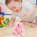 Xiaolan Taschenb r | Personalized Stuffed Bear in a Can | Comforting Pink Bear for Children | International Shipping Available - Buy Online on GoSupps.com