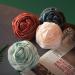 FRCOLOR 4pcs Rose Bath Ball Scrubber - Exfoliating African Net Loofah Sponge | Travel Bath Accessories - Buy Online on GoSupps.com