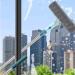 ZQTHL High-Rise Window Cleaning Tool with U-Shaped Telescopic Rod Extendable Squeegee Window Cleaner Equipment - Indoor Outdoor