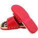 Shop Verdant Touch Reflexology Foot Massage Slippers - Acupuncture Health Care Shoes in Red Size 38 for Ultimate Comfort - Buy Online on GoSupps.com