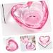 Housoutil Nail Cup Monomer Dish Nail Dish Bowl Nail Art Dish Cup Nail Dampen Dish Jewelry Dish Nail Art Liquid Holder Manicure Nail Dish Glass Thicken Pen Wash Cup Pink - Buy Online on GoSupps.com