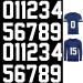 22 Pieces Iron on Numbers T Shirt Heat Transfer Numbers 0 to 9 Jersey Numbers Soft Iron on Numbers for Team Uniform Sports T Shirt Football Basketball Baseball (White,8 Inch) White 8 Inch