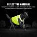 Fluorescent Orange Reflective Safety Vest for Dogs - Adjustable Warning Vest with Velcro Fastener | M Size - Enhance Night Safety - Buy Online on GoSupps.com