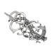 FRCOLOR Hair Slide Celtic Knot Hair Clip Silver Retro Hairpin Viking Hair Accessories for Women Girls