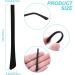 Buy Wllhyf 8 Pairs Non-Slip Glasses Arm Covers - Silicone End Tips & Ear Cushions for Comfortable Thin Metal Glasses - Buy Online on GoSupps.com