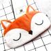 Shinywear Cute Rabbit Sleeping Eye Mask Plush Blindfold for Kids Girls and Adults - Orange Fox Design - Buy Online on GoSupps.com