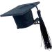 Graduation Hat Insert 3D Graduation Hat Hairpin | Graduation Hat Hairpins Hat Inserts Graduation Accessories for Women Men Black - Buy Online on GoSupps.com